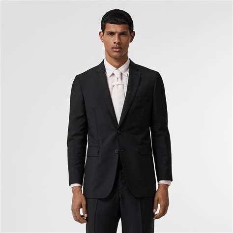 burberry slim fit wool mohair suit|BURBERRY Slim fit wool mohair suit .